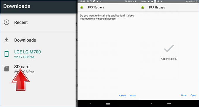 FRP Bypass APK로 해제하기