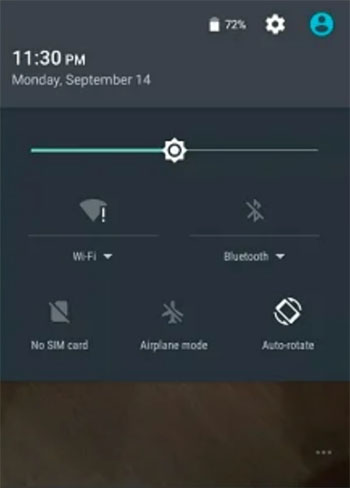 잠금 화면으로 돌아갑니다