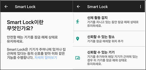 Smart Lock 기능