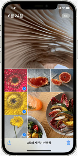 중복된 사진을 삭제합니다