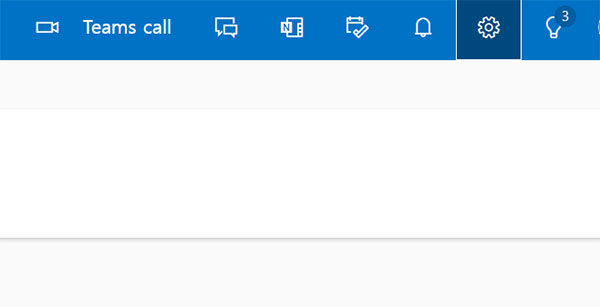 모든 Outlook 설정 보기를 클릭합니다