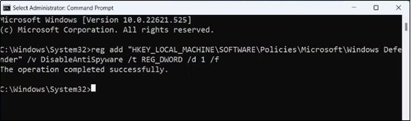 메시지 표시됩니다