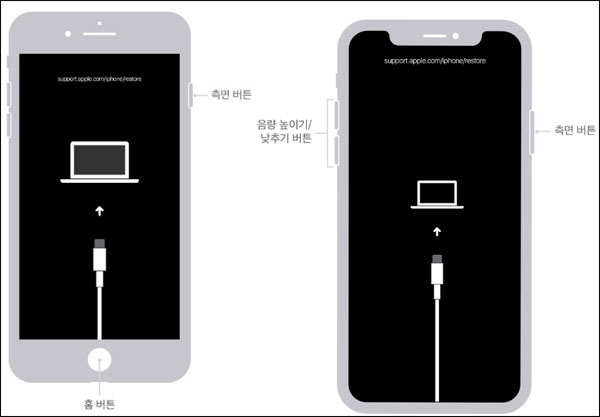아이폰 애플 아이디 없이 초기화하기