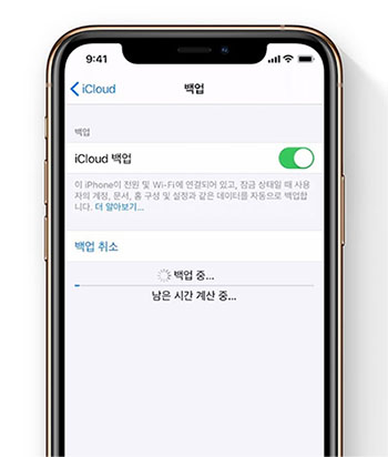 iCloud 백업