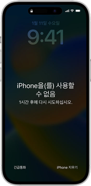 아이폰 비활성화