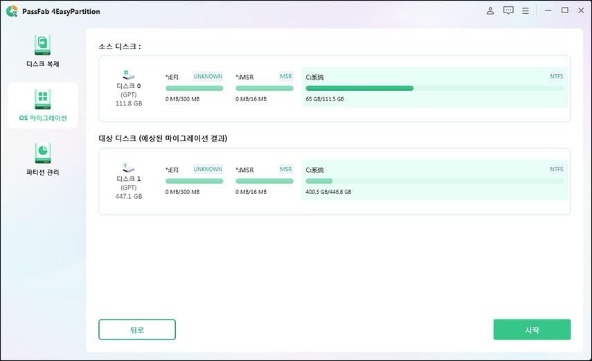 예상 마이그레이션 결과